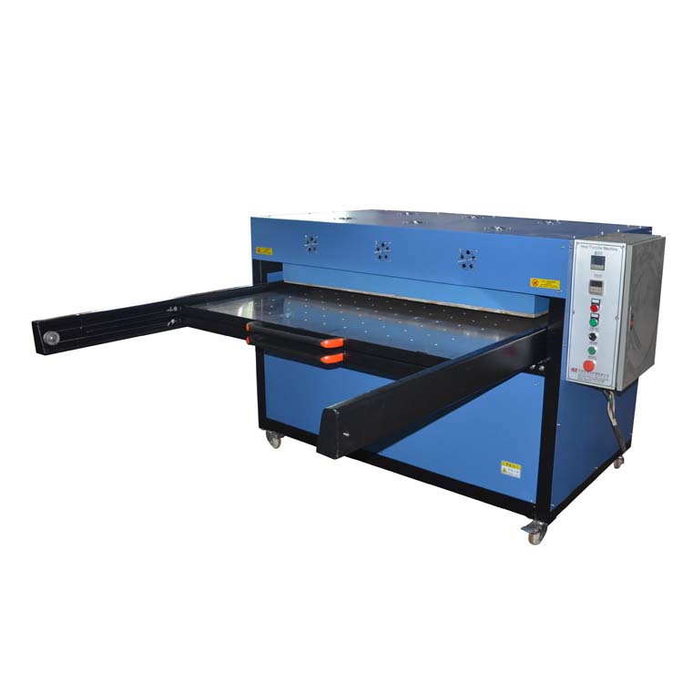 automatic big size offset one side double plate 100*120CM heat sublimation